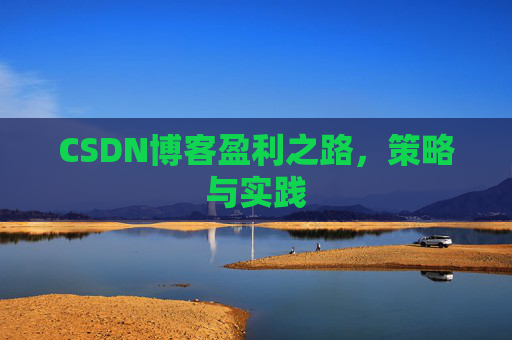 CSDN博客盈利之路，策略与实践